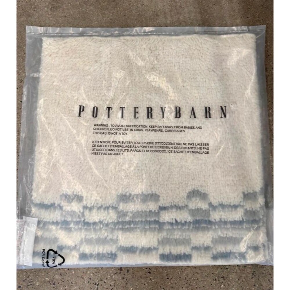 Pottery Barn Kodiak Handwoven Shag Rug Sample